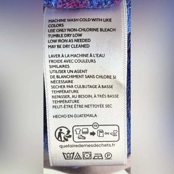 Free People We The Free Classic Striped Oversized Crewneck Blue Combo Size Small - Picture 7 of 10